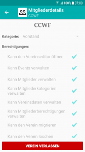 Smartphone - Mitgliedschaft